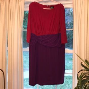 Adrianna Papell Colorblock Dress